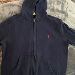 Polo by Ralph Lauren Navy Kids Zip-Up Hoodie